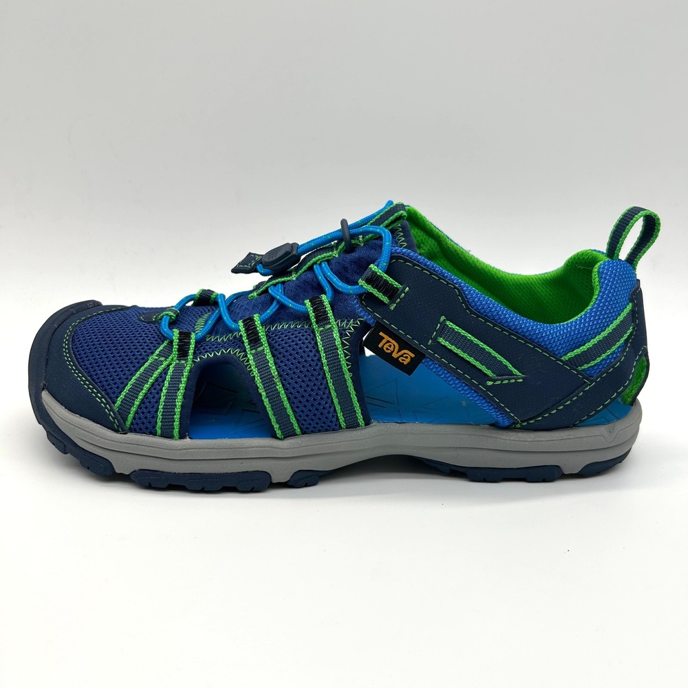 Teva Manatee Sport Sandals Kids Size 6 Blue Green Hiking Water Shoes 1019403Y